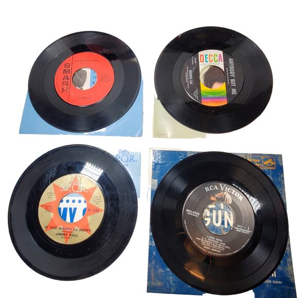 Junk Lot of 20 Vinyl Records 45 rpm 2 8 Tracks Variety Mixed Media Artists Music - Picture 15 of 16